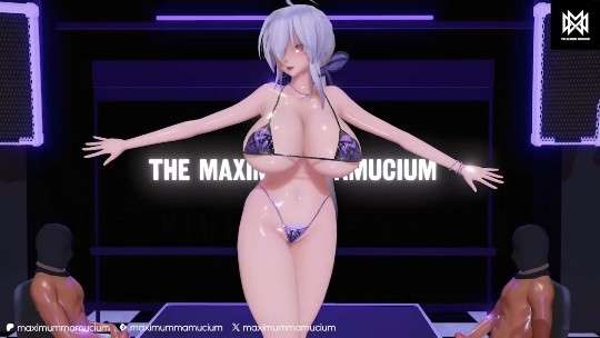 MMD  舞啪 薇薇安×弱音3D